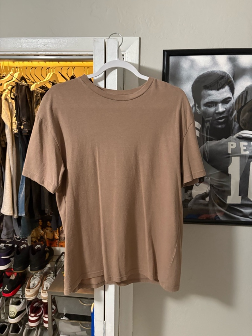 PacSun Men’s Crew Tee in Taupe Brown